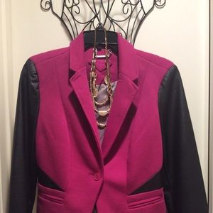 Blazer Fuschia and Black Sz S
